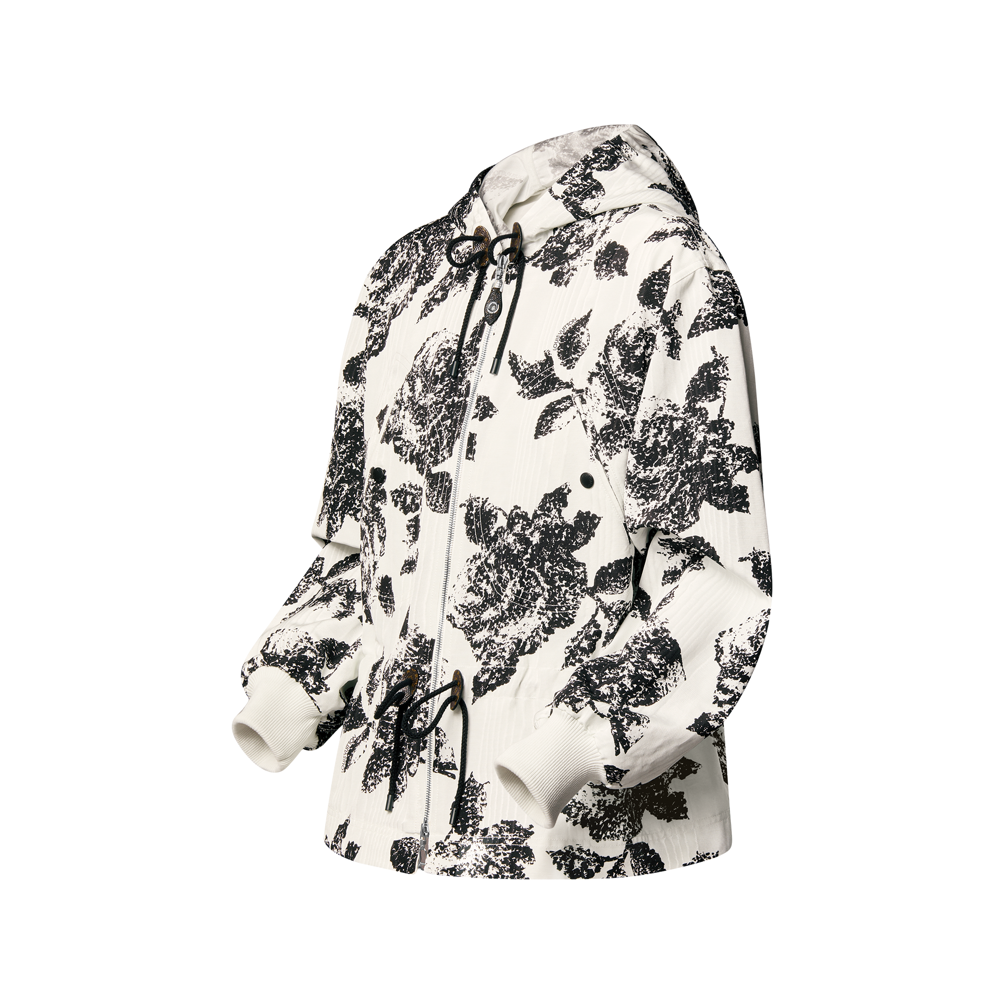 Floral Print Hooded Parka - Luxury Ready to Wear - 1AHZV3